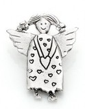 Anstecker Engel-Lilly