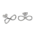 Liegende Acht - Ohrstecker