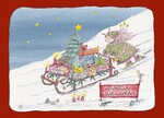 Fröhliche Weihnachten - Doppelkarte mit Umschlag