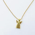 Engel vergoldet - mit Goldkette
